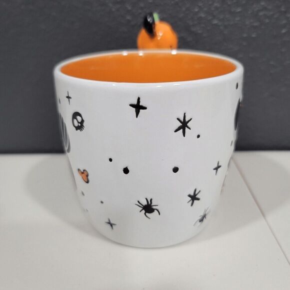 2023 Disney Halloween- Mickey Mouse Mug W/ Pumpkin Stir Stick - Picture 4 of 6